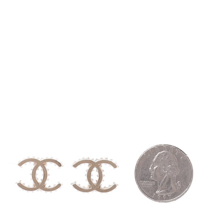 Chanel CC Chain Earrings Gold 2 of 4