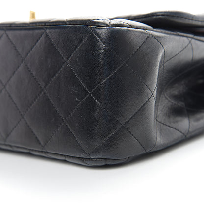 Chanel Lambskin Quilted Jumbo Double Flap Black 11 of 12