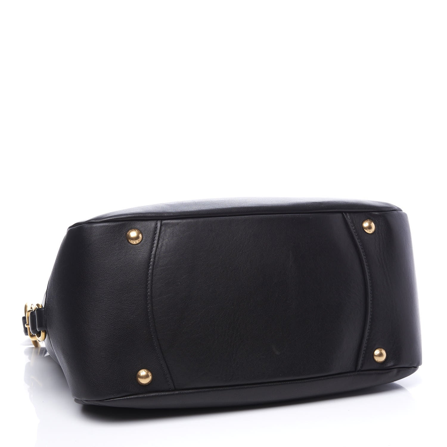 Prada Soft Calfskin Hobo Black 3 of 10