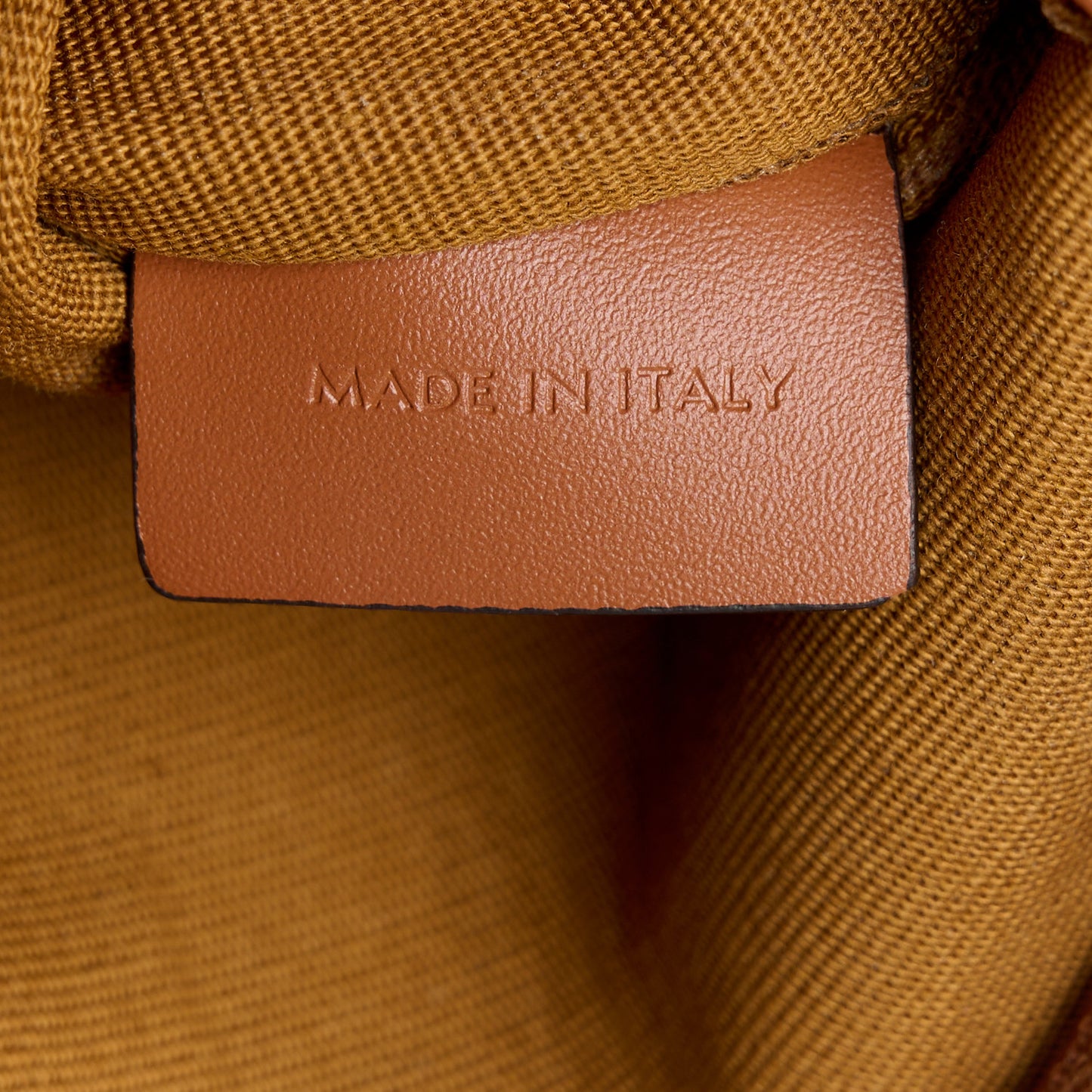 Triomphe Canvas XL Calfskin Small Boston Bag Tan