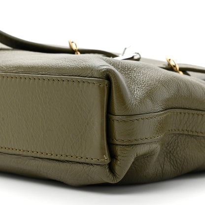 Givenchy Tumbled Calfskin Medium Voyou Bag Dark Green 8 of 13