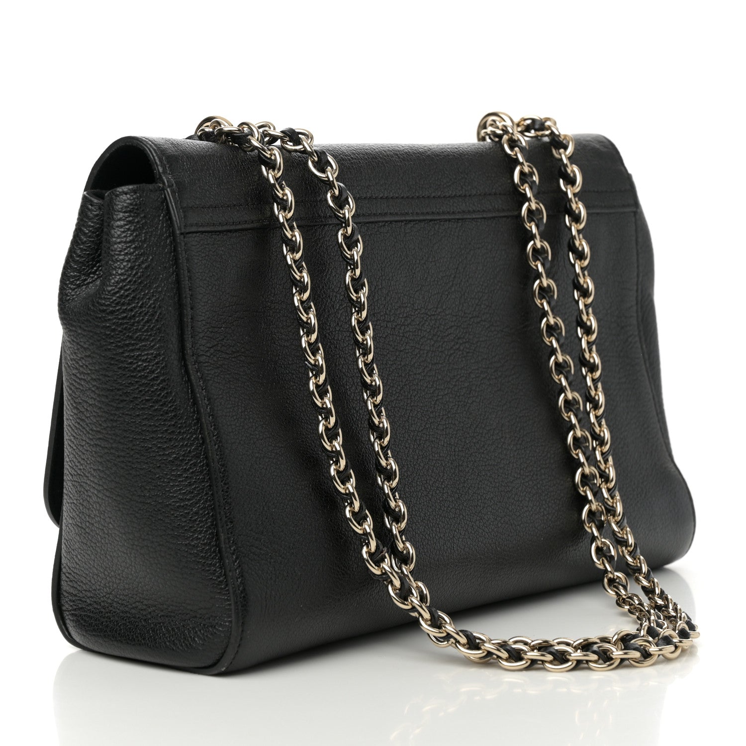Mulberry Glossy Goatskin Medium Lily Black 3 of 11