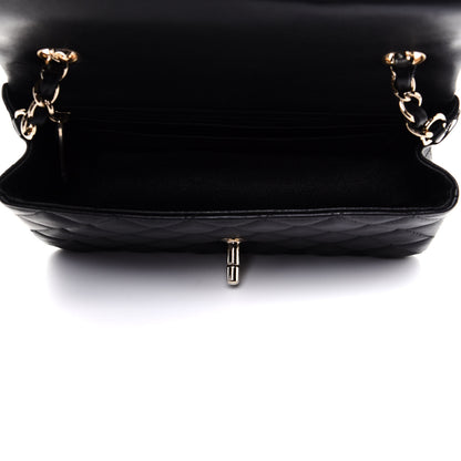 Chanel Lambskin Quilted Mini Rectangular Flap Black 5 of 12
