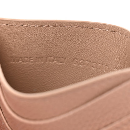 Balenciaga Grained Calfskin Hourglass Card Holder Nude Beige 7 of 10