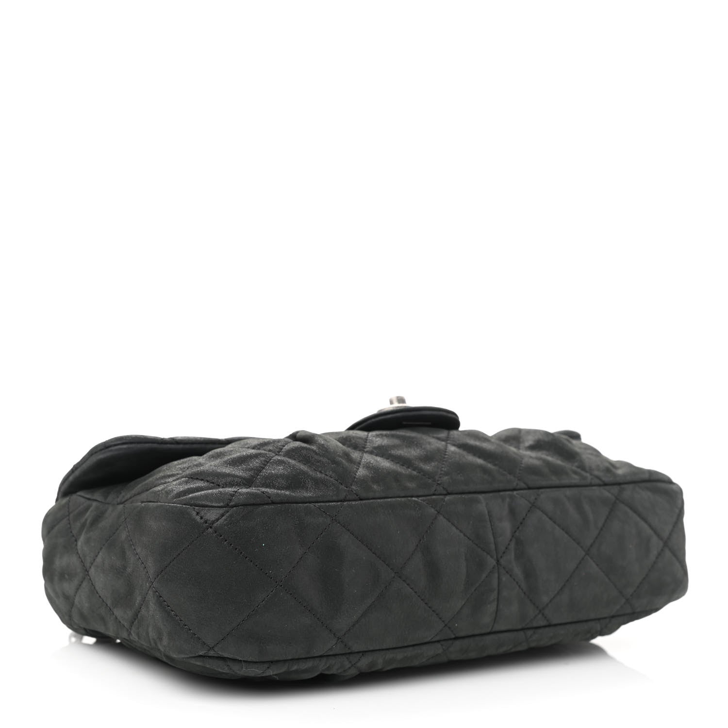 Chanel Iridescent Calfskin Large Chic Quilt Flap Black 4 of 11