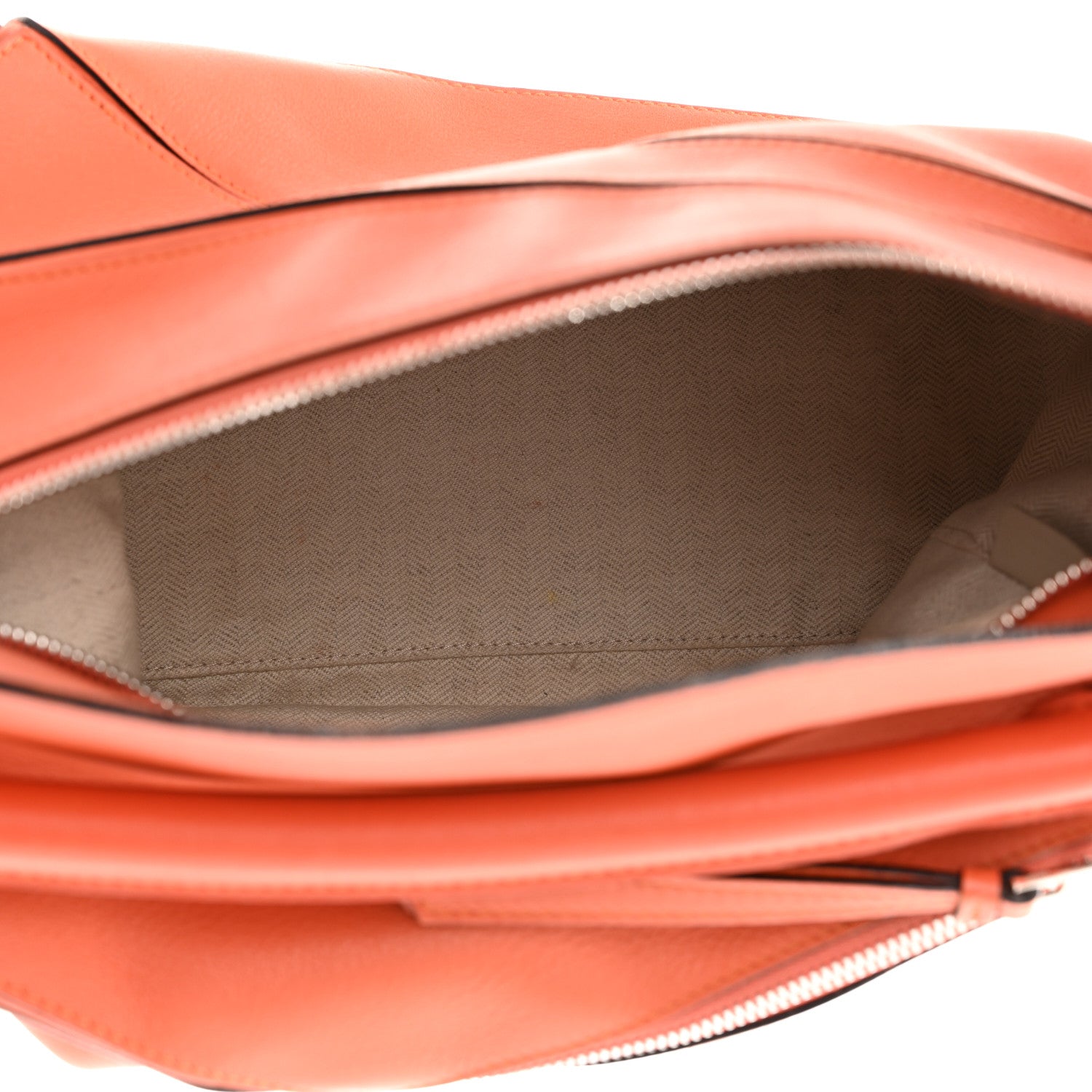 Loewe Calfskin Medium Puzzle Bag Orange 5 of 12