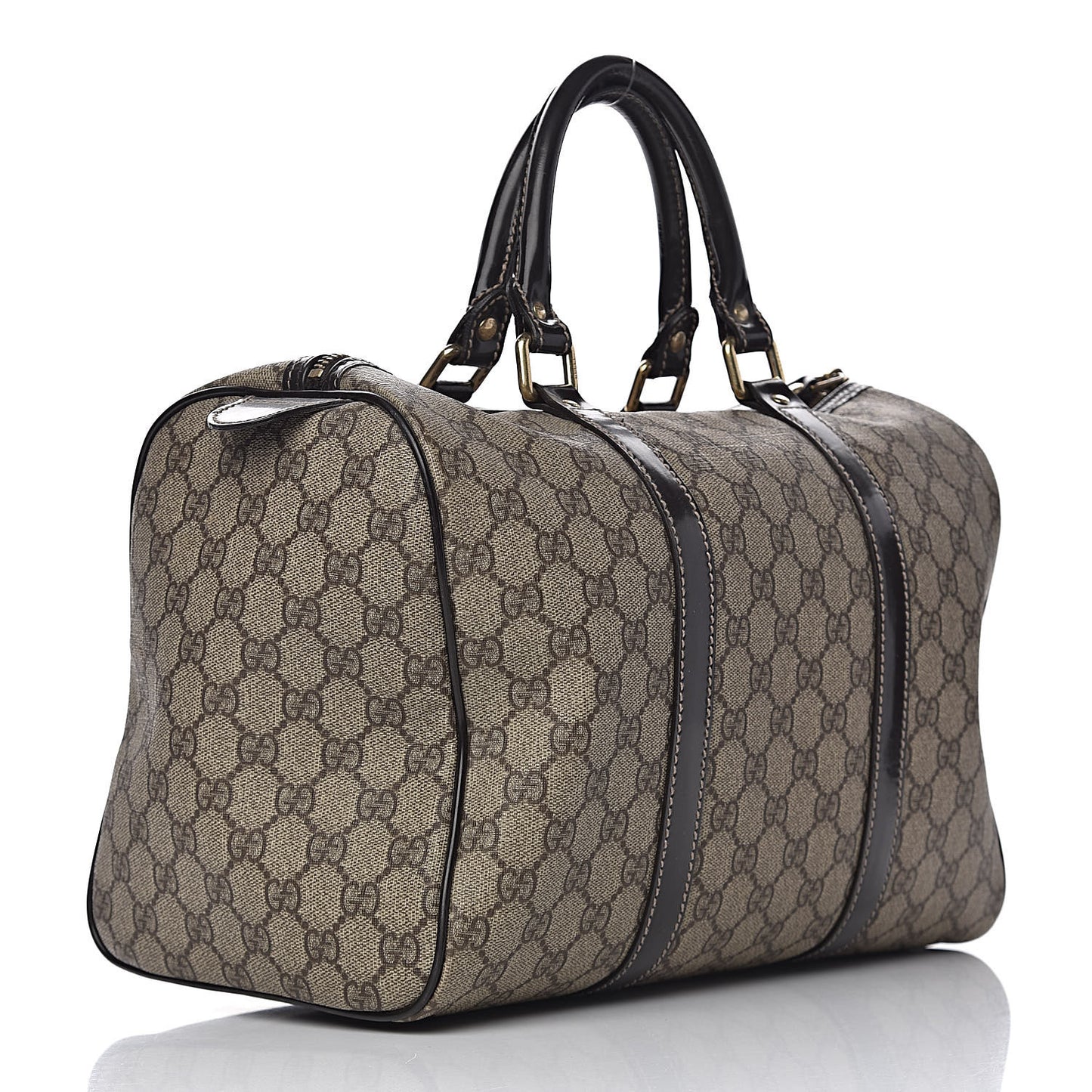 GG Plus Monogram Medium Joy Boston Dark Brown