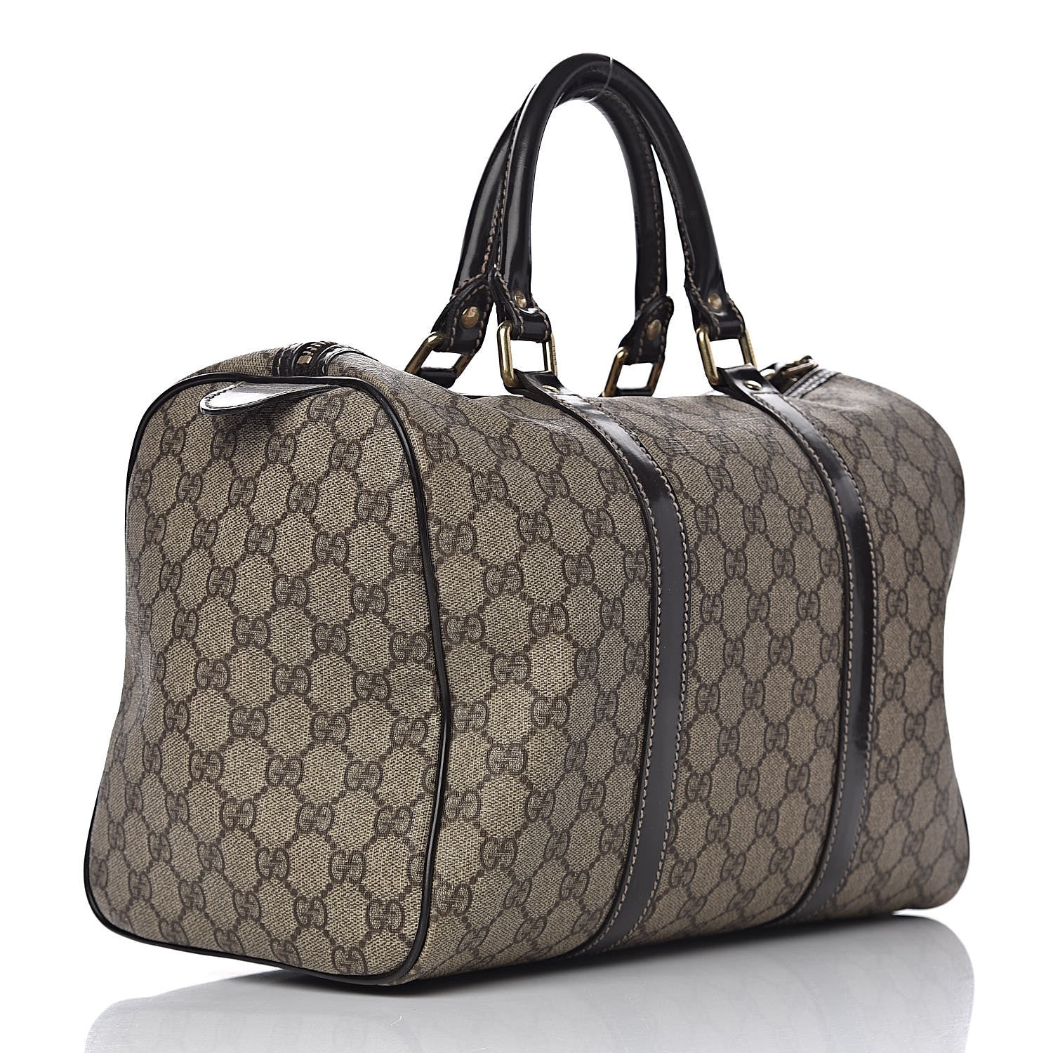 Gucci GG Plus Monogram Medium Joy Boston Dark Brown 3 of 13