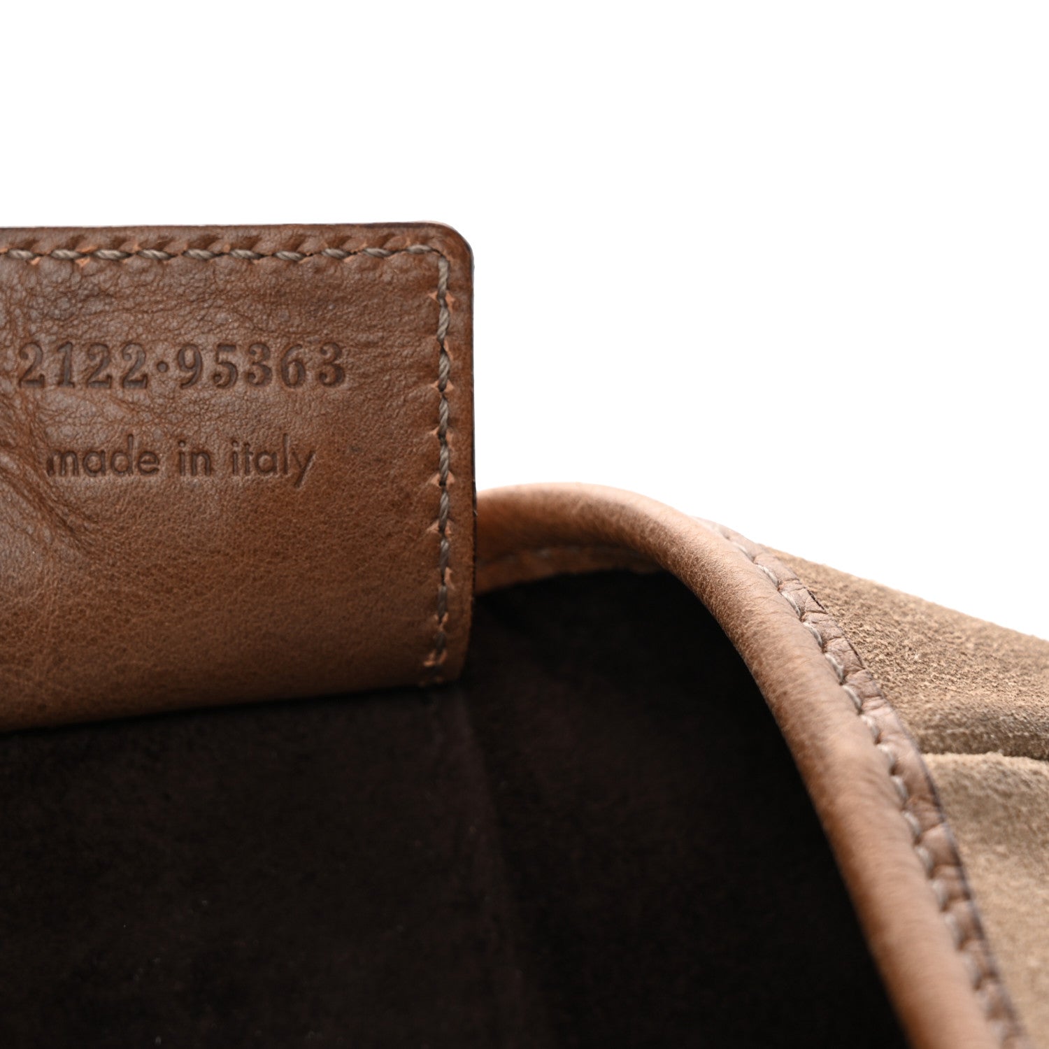 Saint Laurent Suede Buffalo Horn Mombasa Hobo Beige 7 of 11