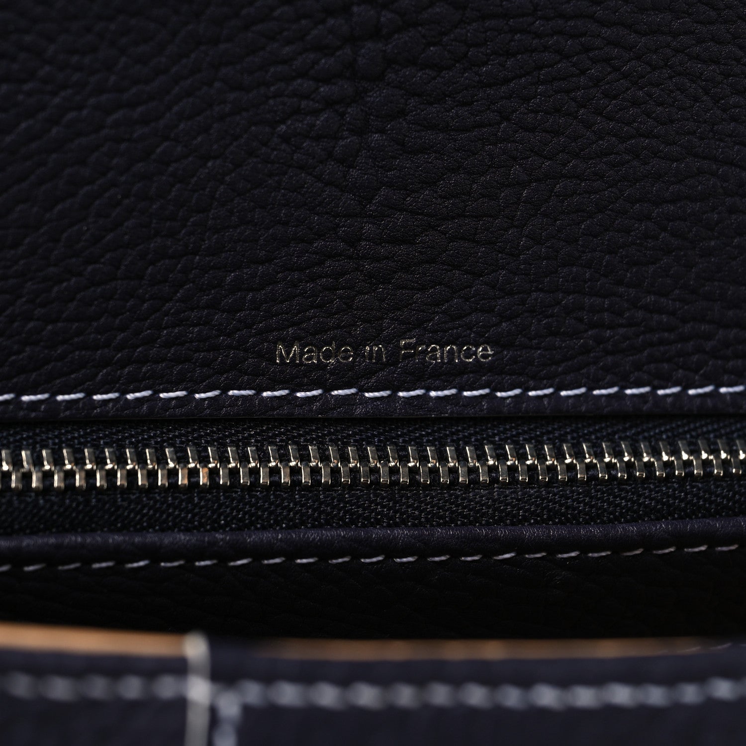 Delvaux Rodeo Calfskin MM Brillant Satchel Indigo White 7 of 11