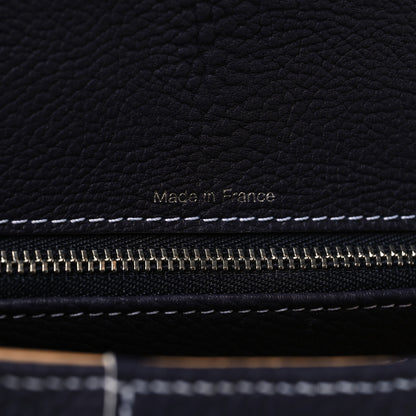 Delvaux Rodeo Calfskin MM Brillant Satchel Indigo White 7 of 11
