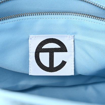 Telfar Vegan Leather Medium Shopping Bag Pool Blue 5 of 10