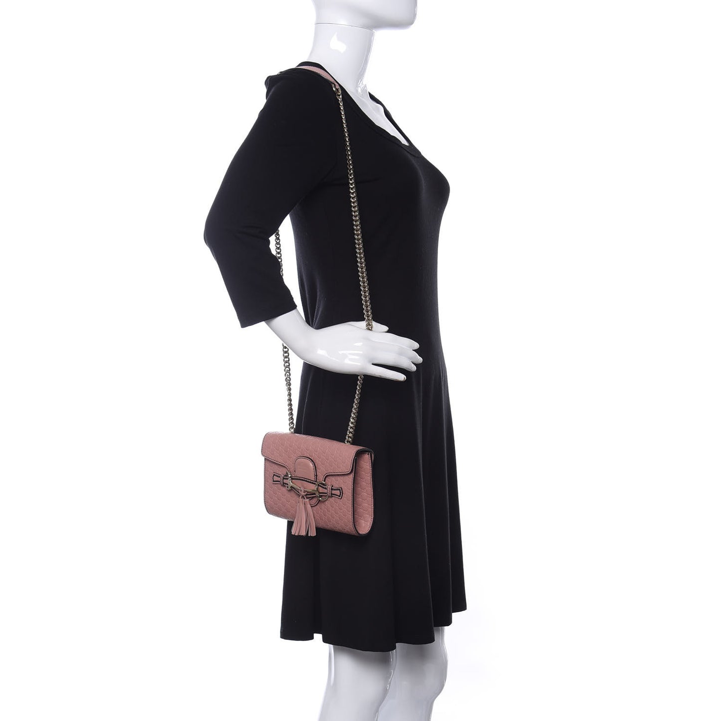 Microguccissima Mini Emily Shoulder Bag Soft Pink