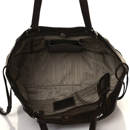Prada Jacquard Logo Tote Corda Moro 5 of 20