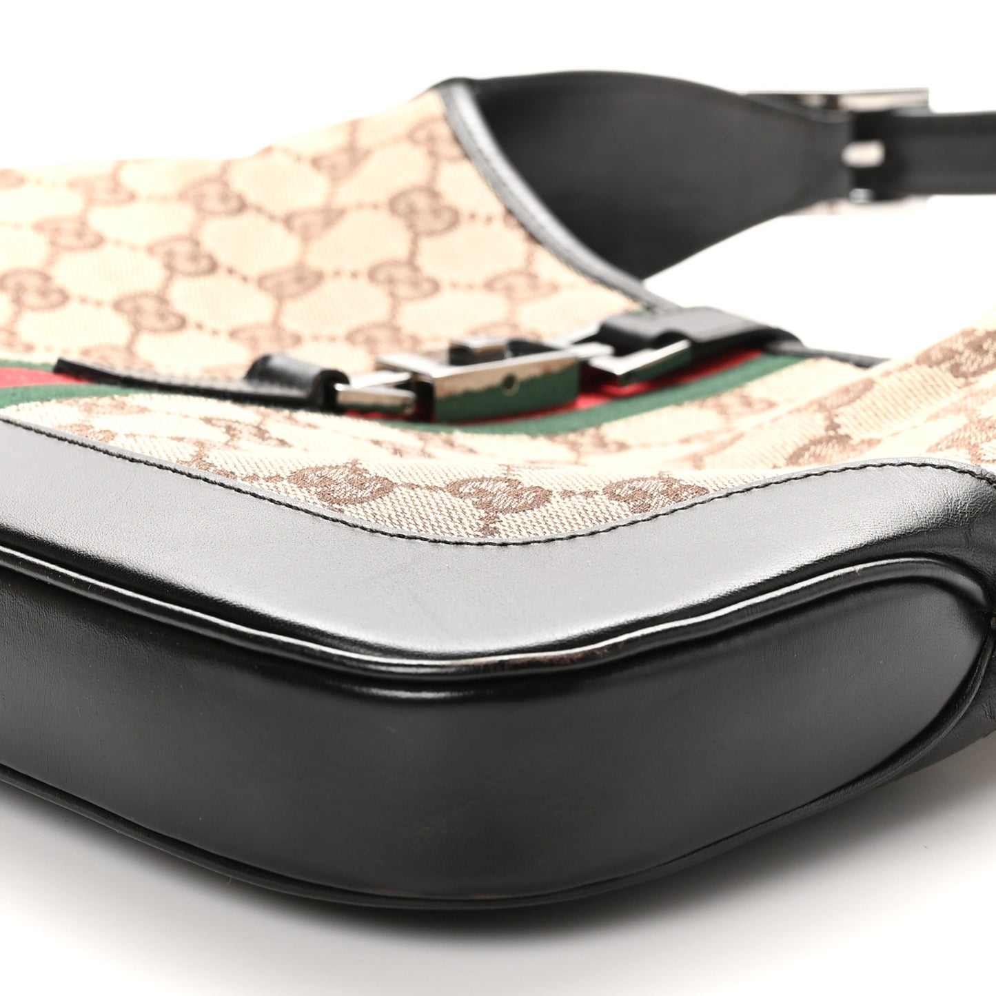 Monogram Web Jackie O Hobo Dark Brown