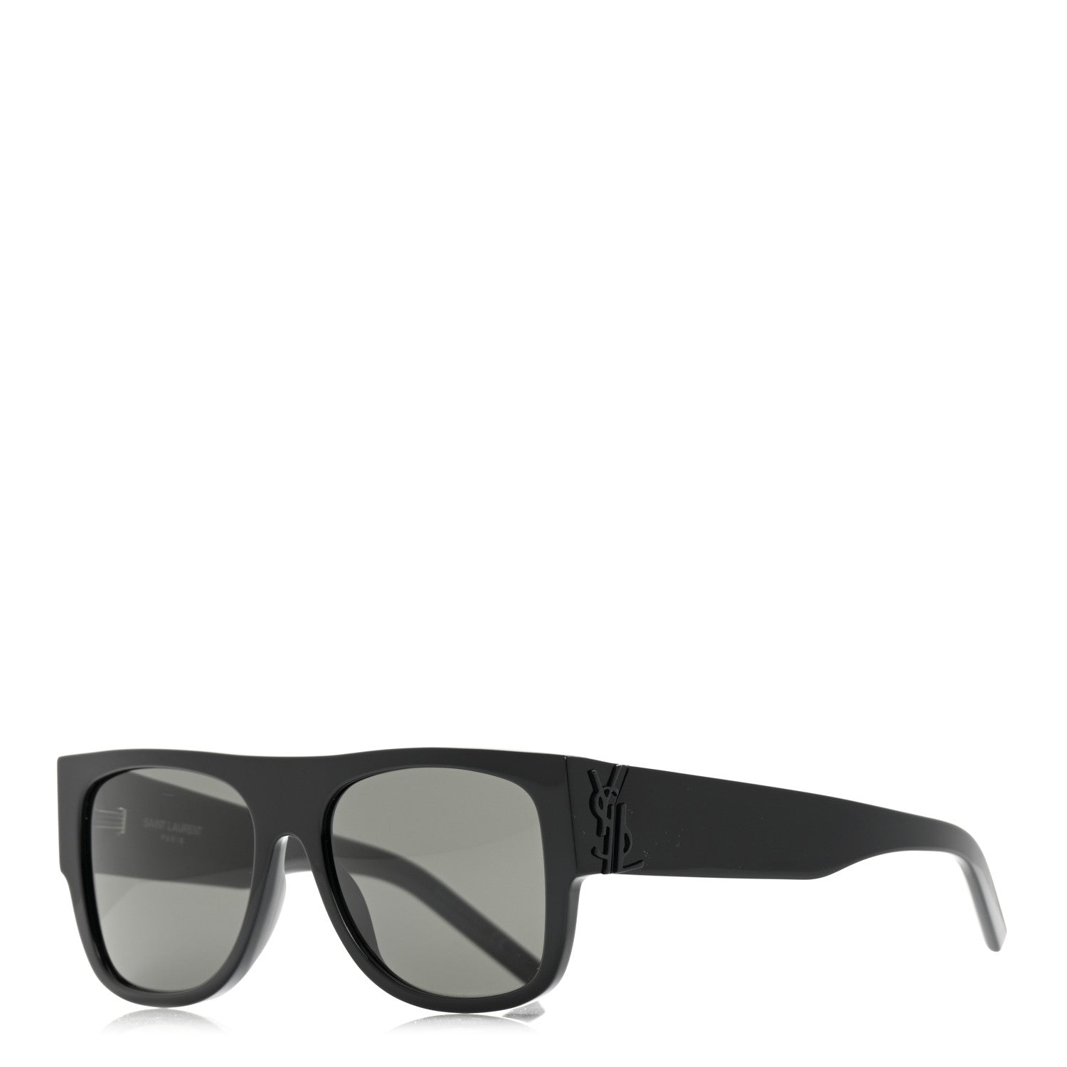 Saint Laurent Acetate Square Sunglasses SL M16 Black 1 of 8