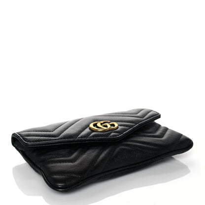 Gucci Calfskin Matelasse GG Marmont 2.0 Multi Belt Bag 85 34 Black 5 of 27