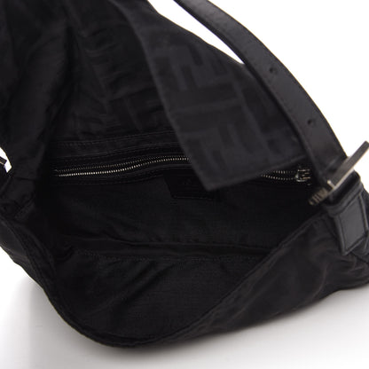 Fendi Nylon Zucca Baguette Black 5 of 9