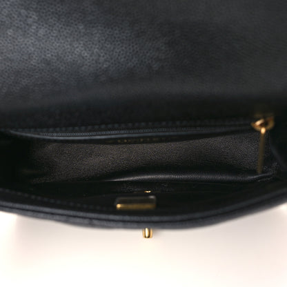Chanel Caviar Quilted Mini Sweetheart Rectangular Flap Black 4 of 9