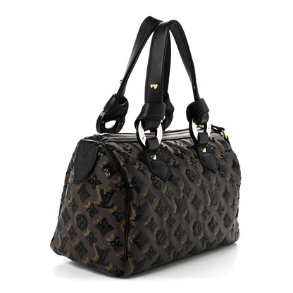 Louis Vuitton Monogram Sequins Eclipse Speedy 28 Black 3 of 9