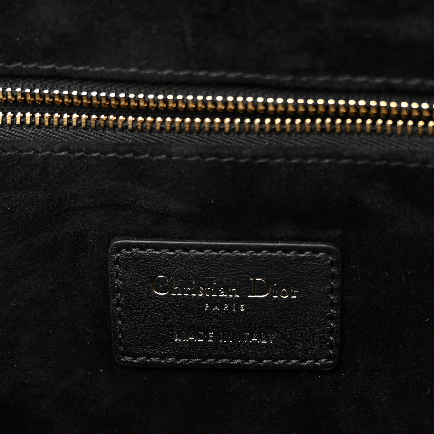 Calfskin Macro Cannage Medium Book Tote Black