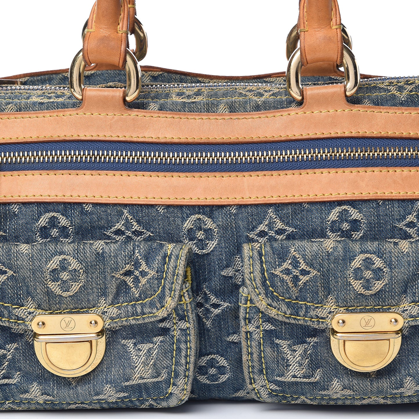 Monogram Denim Neo Speedy Blue