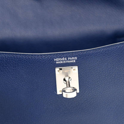 Hermes Evercolor Verso Kelly Danse II Belt Bag Bleu Saphir Bleu France 6 of 9