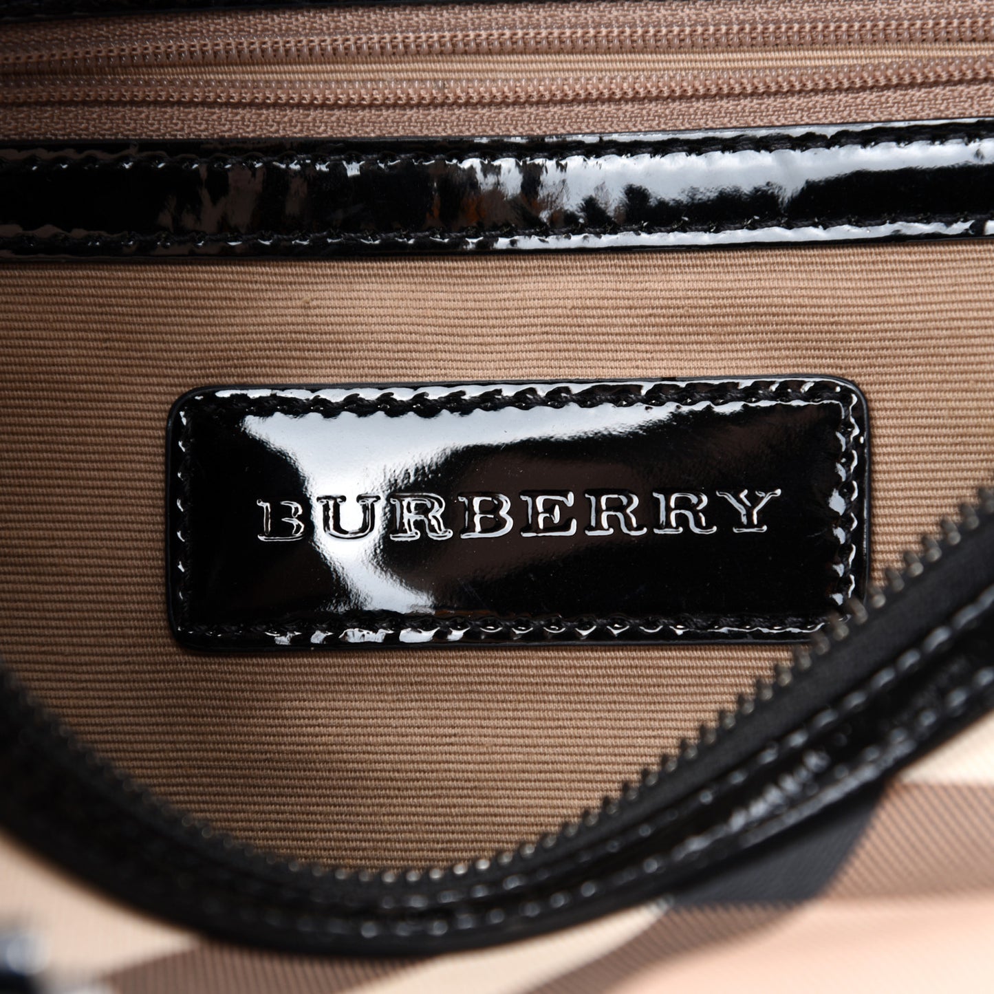 Nova Check Small Chester Bowling Bag Black