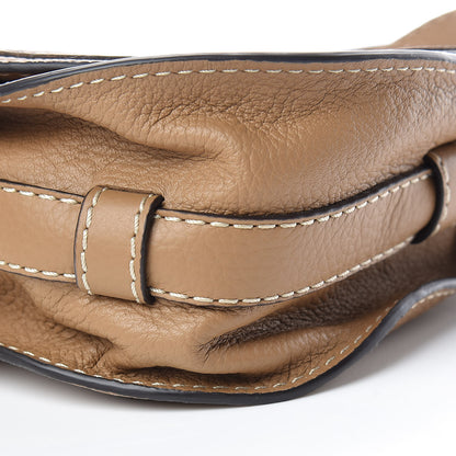 Chloe Calfskin Mini Marcie Round Crossbody Bag Nut 10 of 10