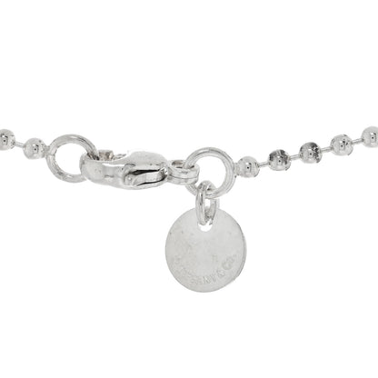 Tiffany Sterling Silver 2.5mm Bead Chain Necklace 16" 4 of 4
