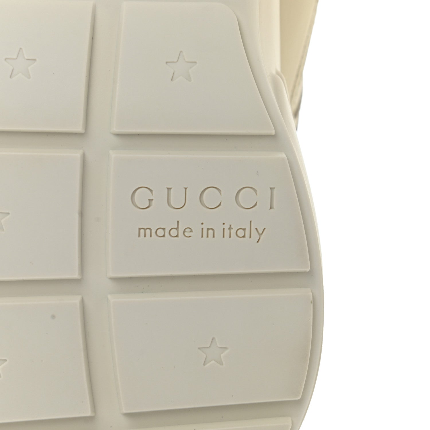 Gucci Calfskin Logo Womens Rhyton Sneakers 38 Ivory 6 of 11