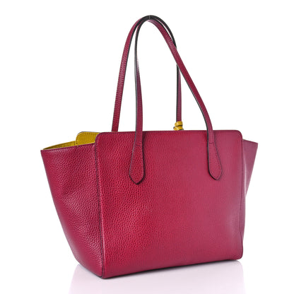 Gucci Dollar Calfskin Small Swing Tote Raspberry Sorbet 3 of 12