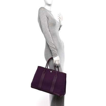 Hermes Toile Negonda Garden Party Tote 36 MM Cassis 2 of 10