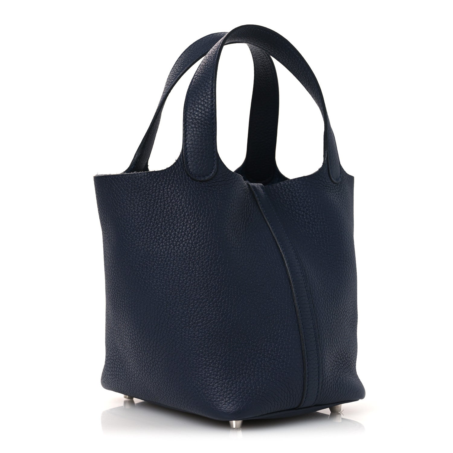 Hermes Taurillon Clemence Picotin Lock 18 PM Bleu Nuit 3 of 12