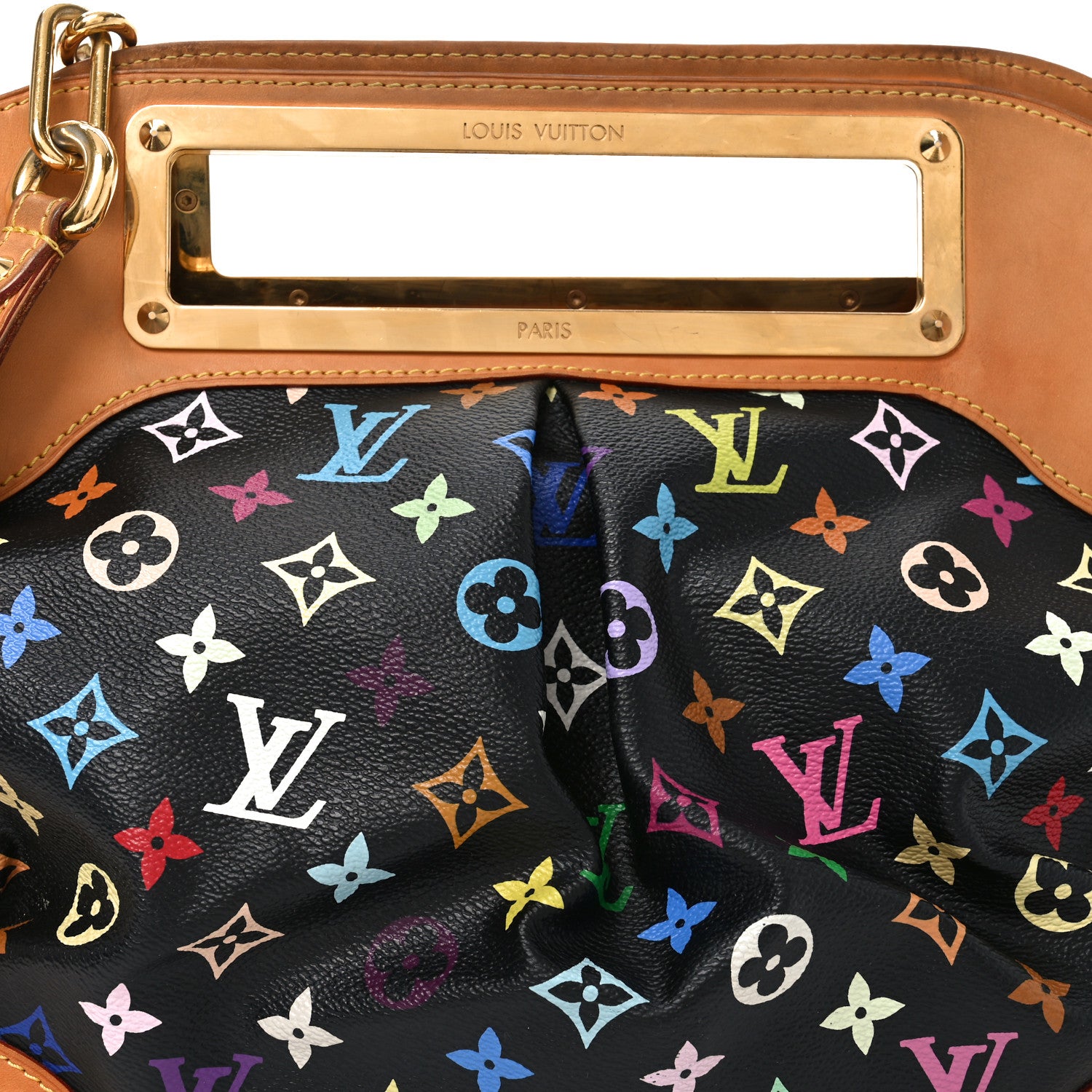 Louis Vuitton Monogram Multicolor Judy GM Black 7 of 9