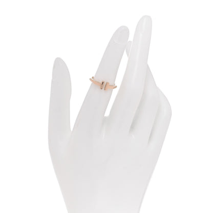 Tiffany 18K Rose Gold T Wire Ring 50 5.5 2 of 4