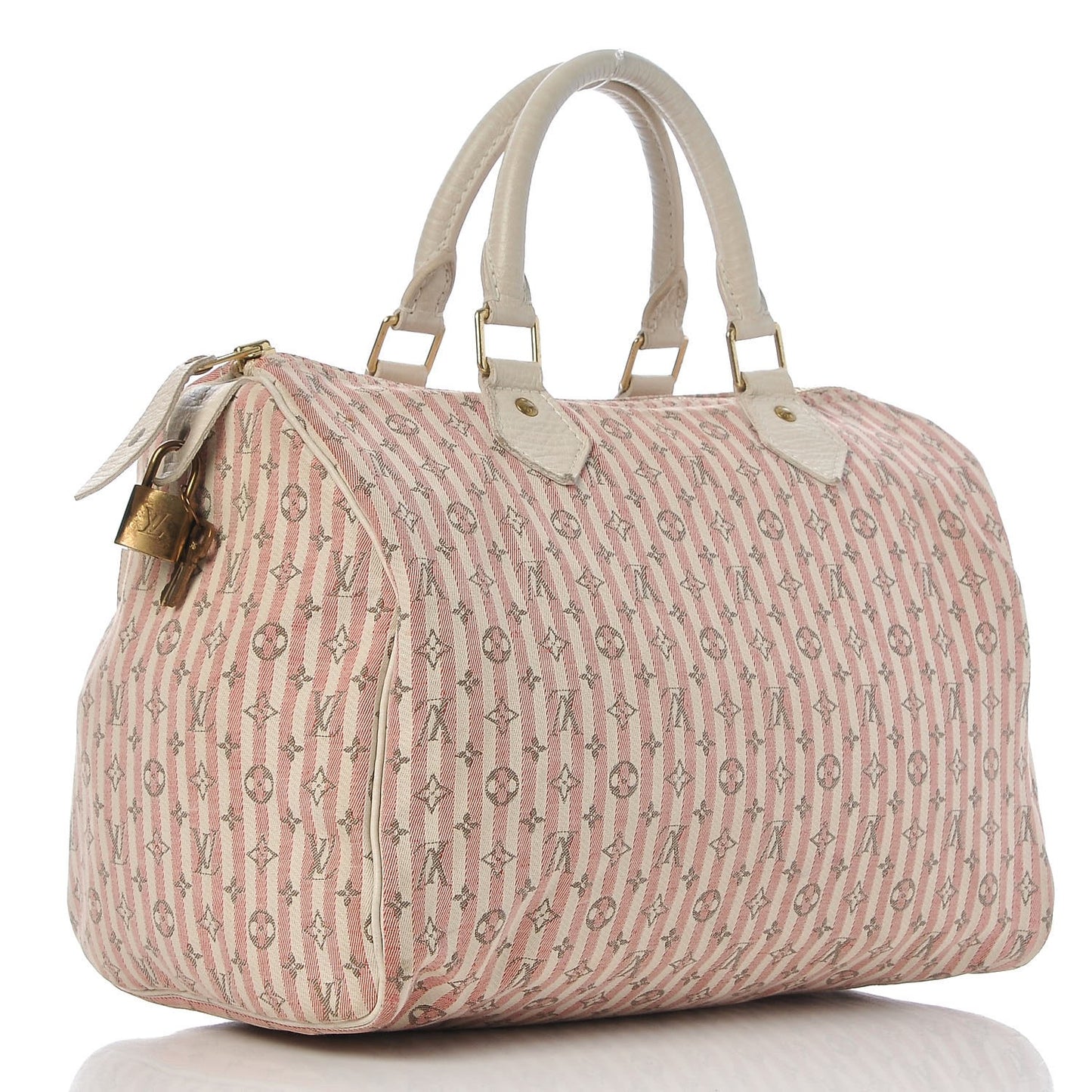 Mini Lin Croisette Speedy 30 Rouge