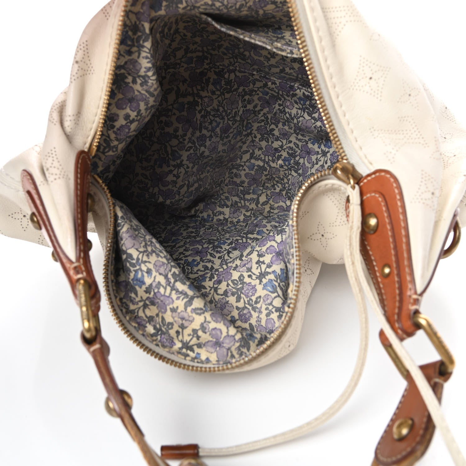 Louis Vuitton Mahina Onatah GM White 5 of 14