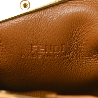 Fendi Shiny Nappa Nano Fendi First Bag Charm Caramello 5 of 7