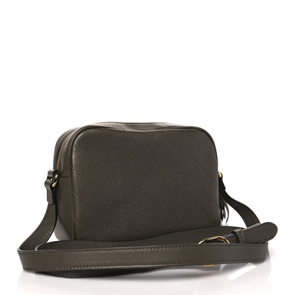 Gucci Sakai Be Green Calfskin Diagonal Stitched Small Blondie Shoulder Bag Craclet Brown 3 of 10