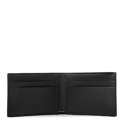 Gucci GG Supreme Monogram Kingsnake Bi-Fold Wallet Black Grey 4 of 4