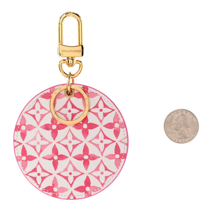 Louis Vuitton Monogram Giant By The Pool 2.0 Illustre Resort Bag Charm Key Holder Rose 2 of 5
