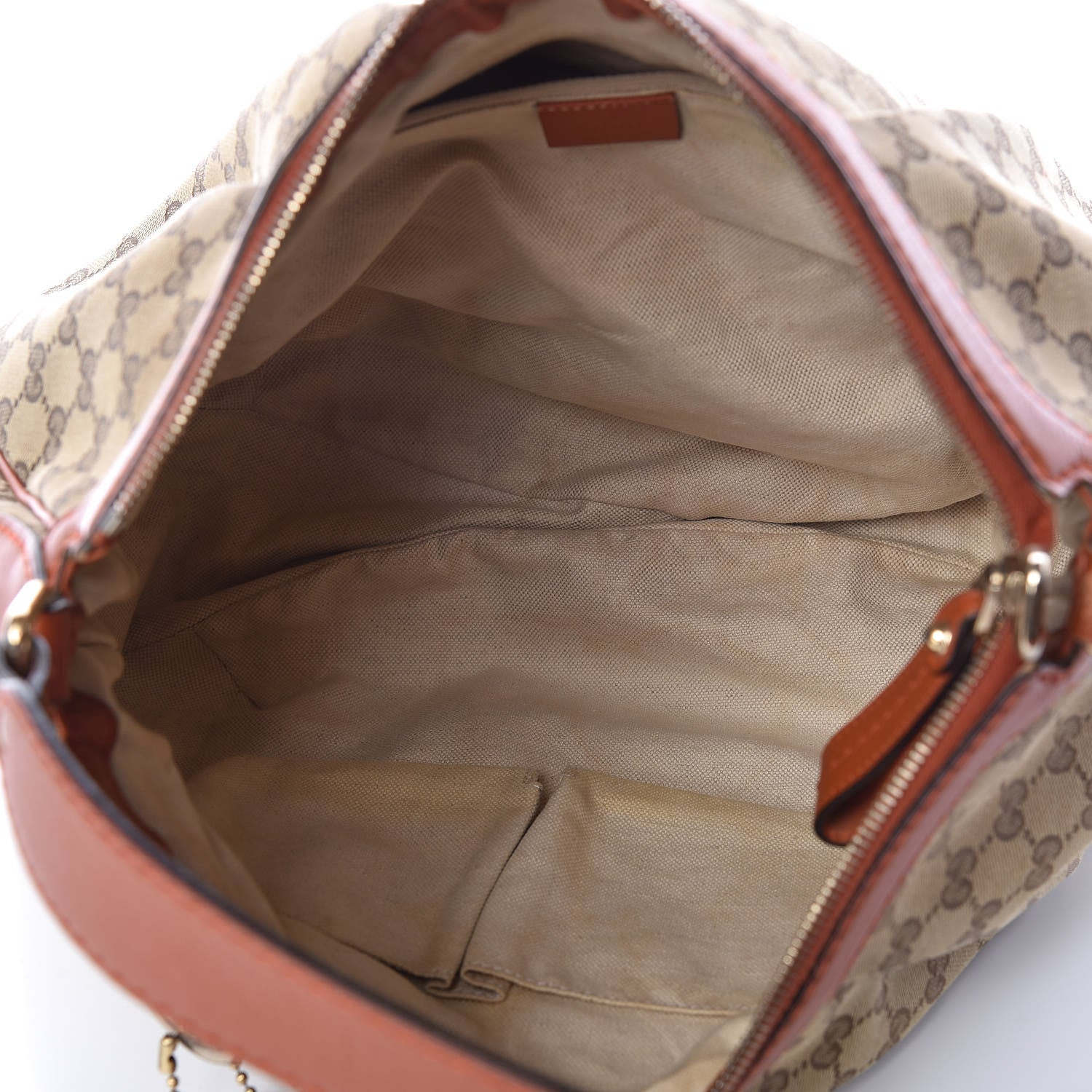 Gucci Monogram Medium Sukey Hobo Orange 5 of 9