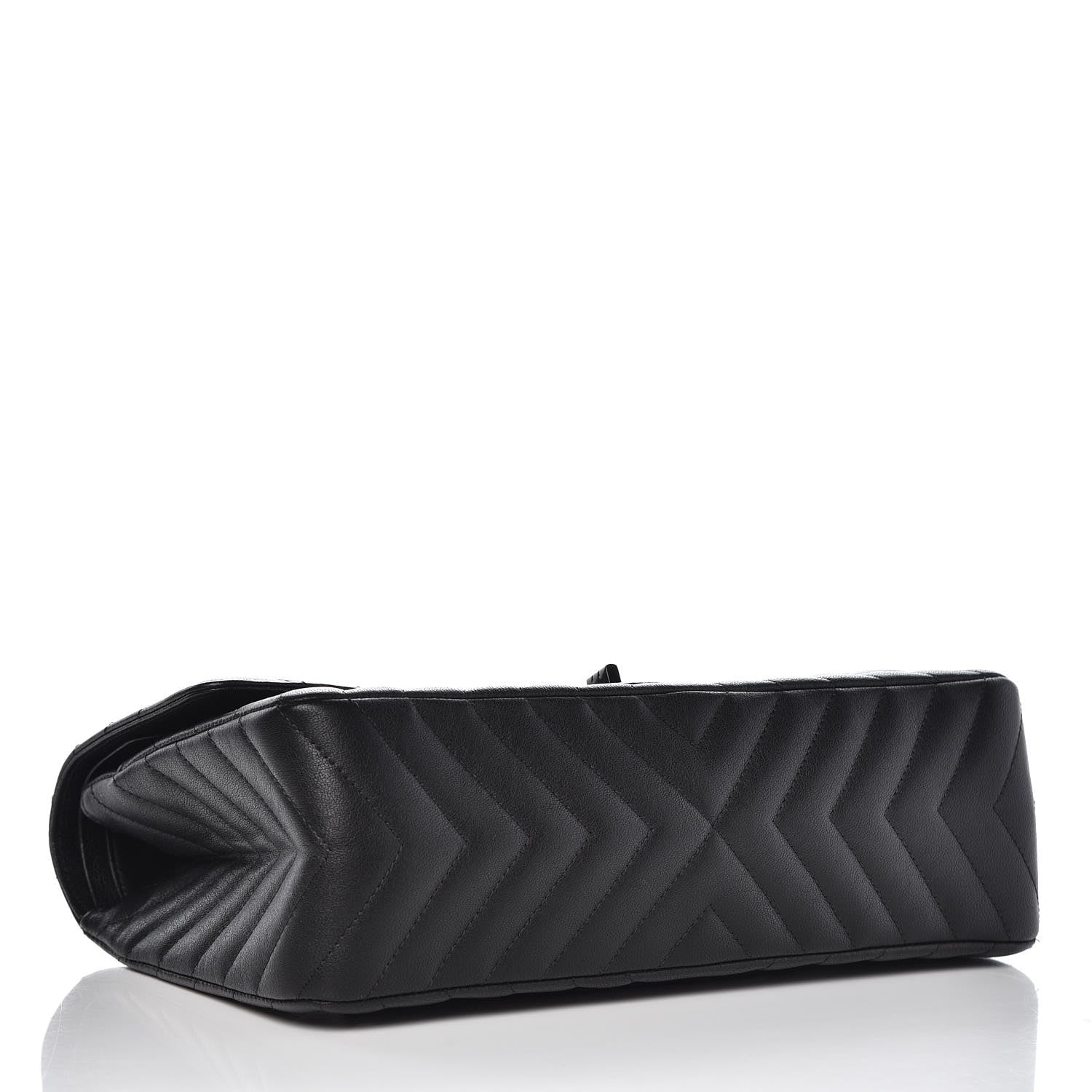 Chanel Sheepskin Chevron Quilted 2.55 Reissue 226 Flap So Black 4 of 11