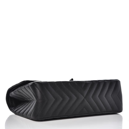 Chanel Sheepskin Chevron Quilted 2.55 Reissue 226 Flap So Black 4 of 11