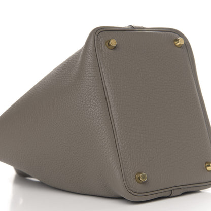 Hermes Taurillon Clemence Picotin Lock 18 PM Etain 8 of 11