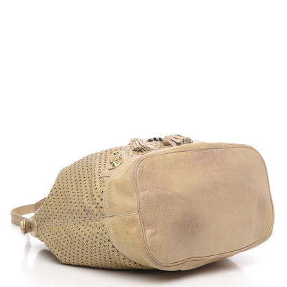 Balenciaga Agneau Arena Laser Cut Cross Classic Gold Hardware Medium Pampille Praline 4 of 16