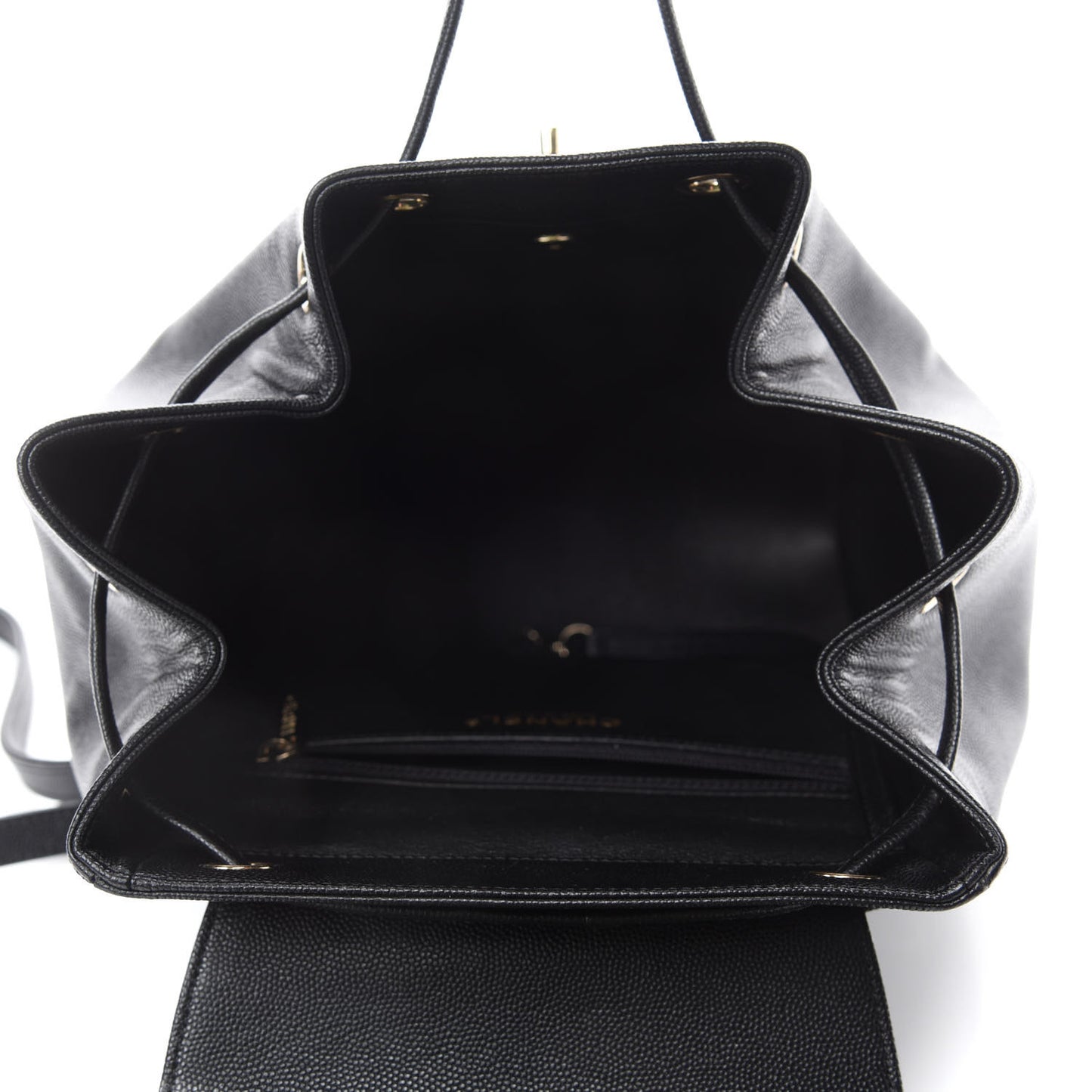 Caviar Quilted Business Affinity Backpack Black