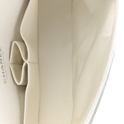 Chanel Caviar Quilted Medium Double Flap White 5 of 13