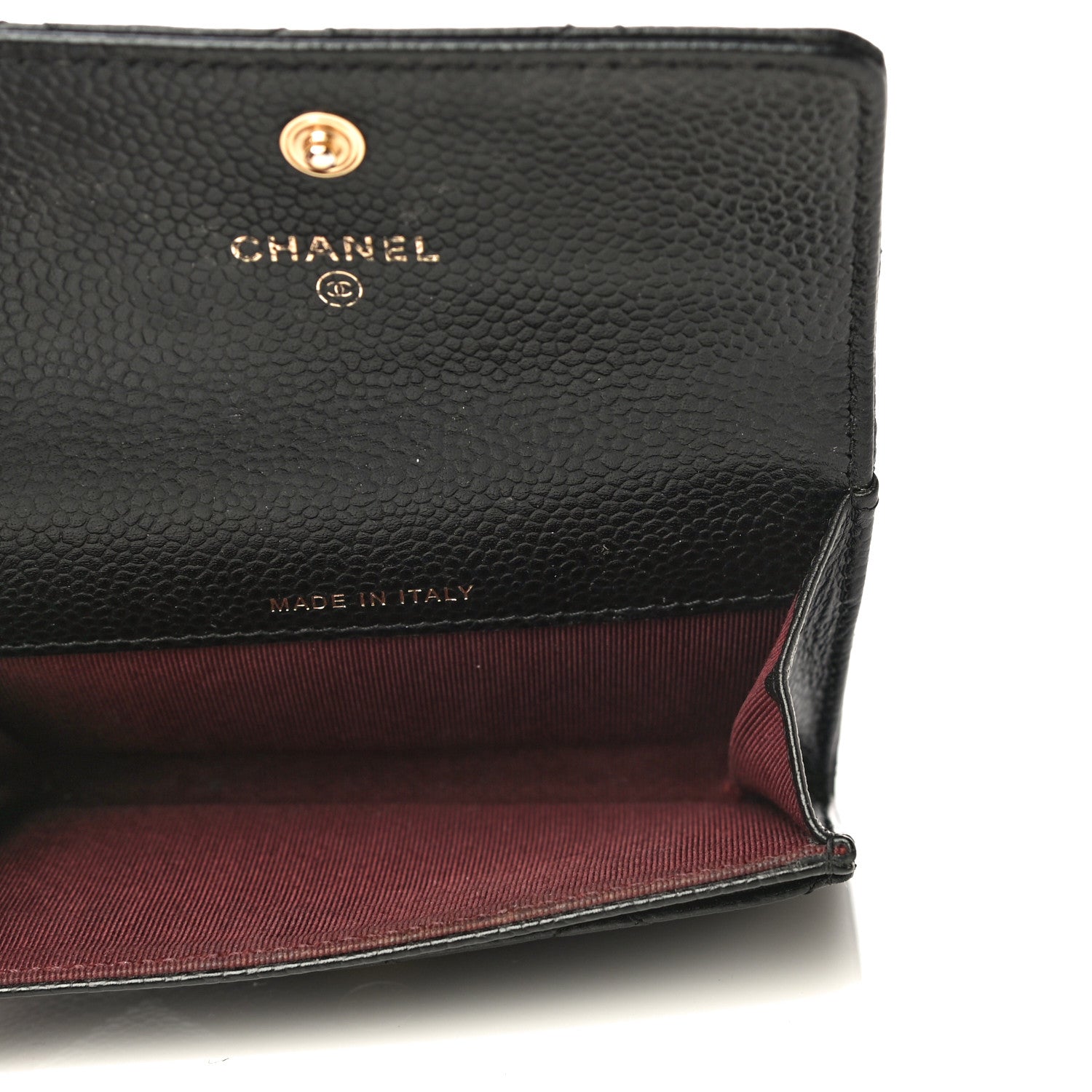 Chanel Caviar Quilted Flap Card Holder Black 8 of 25